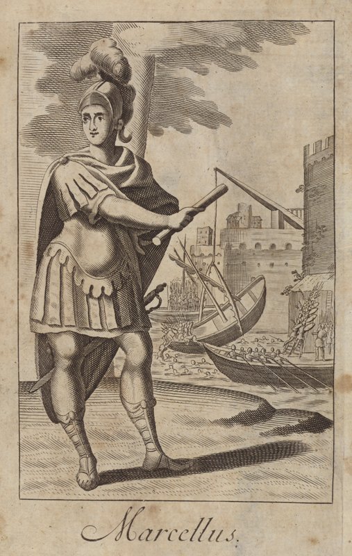 Marcus Claudius Marcellus, roomalainen kenraali ja valtiomies (kaiverrus) tekijältä English School