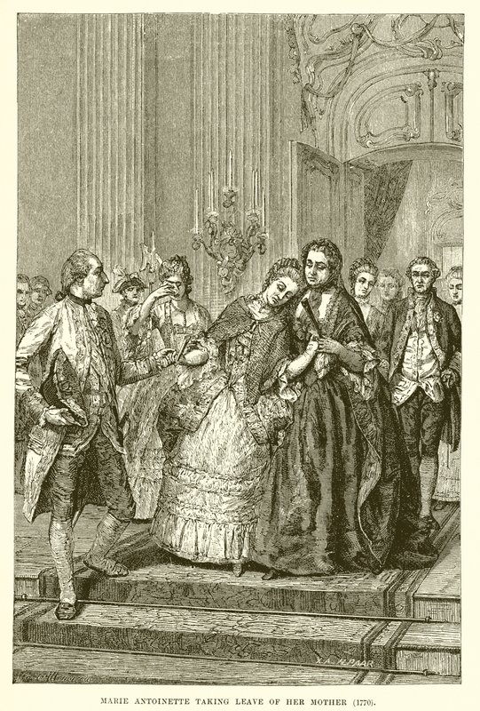 Marie Antoinette jättää äitinsä tekijältä English School