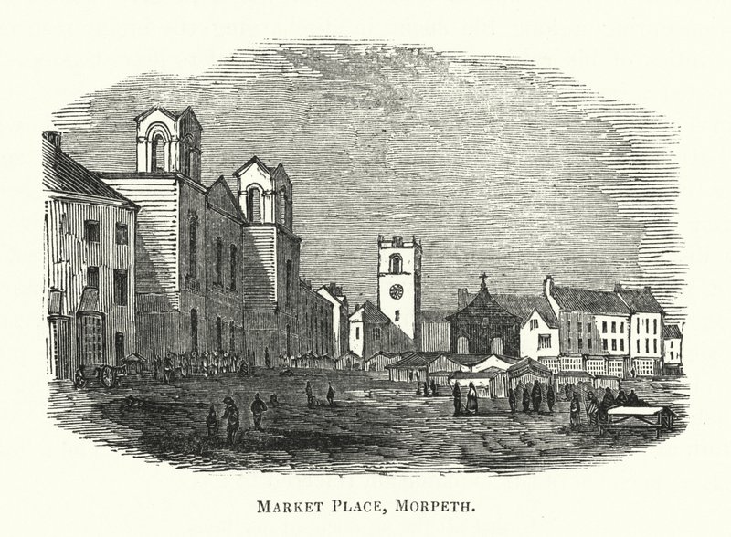 Market Place, Morpeth (kaiverrus) tekijältä English School