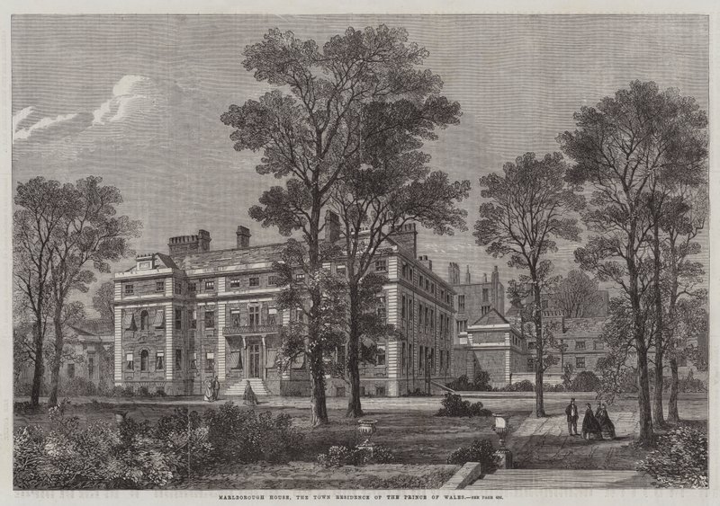 Marlborough House, Walesin prinssin kaupunkiasunto (kaiverrus) tekijältä English School
