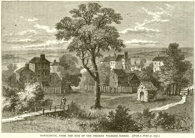 Marylebone nykyisen Wigmore Streetin paikalta tekijältä English School