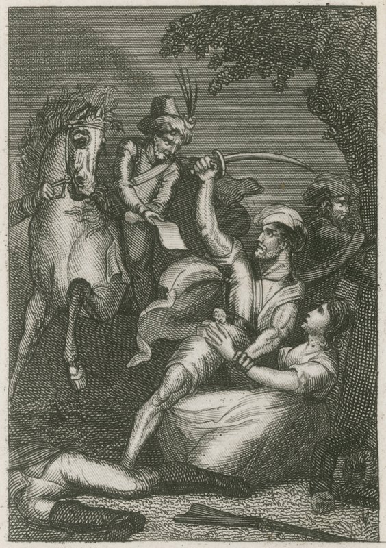Brittiläisen varuskunnan verilöyly Kandyssa, Ceylonissa, 1803 tekijältä English School