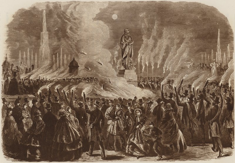 Mendelssohn-festivaali, soihtukulkue, 1860 tekijältä English School