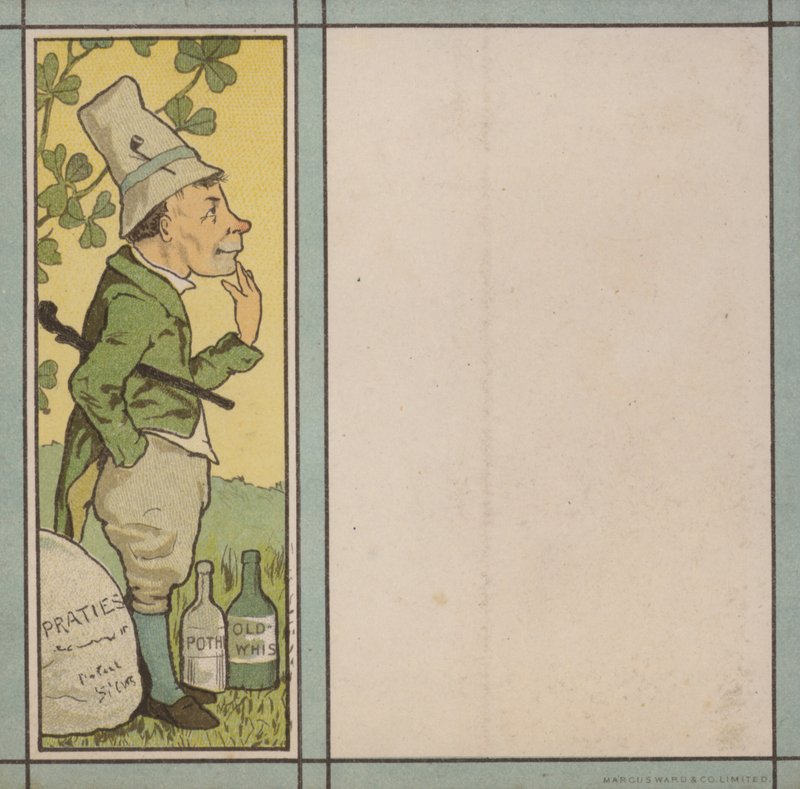Menun kuva: Irlanti (väri litho) tekijältä English School