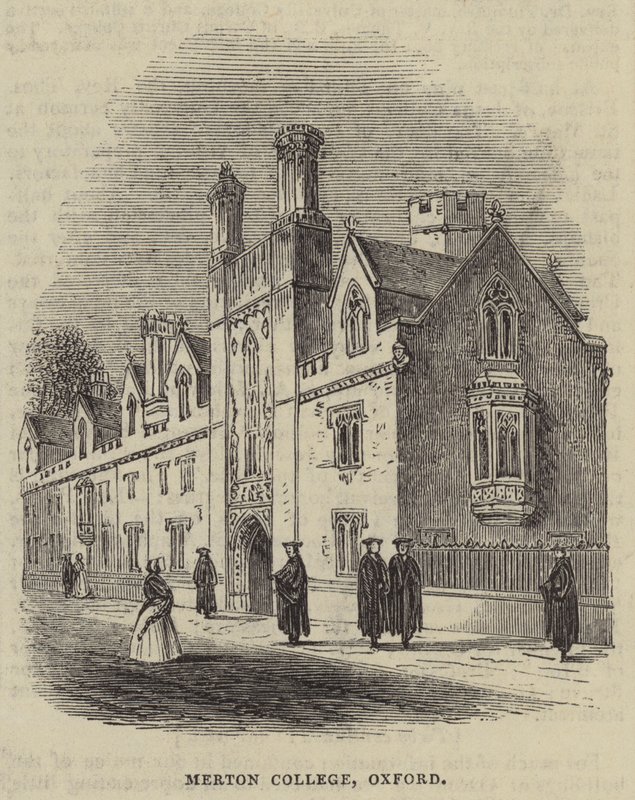 Merton College, Oxford (kaiverrus) tekijältä English School