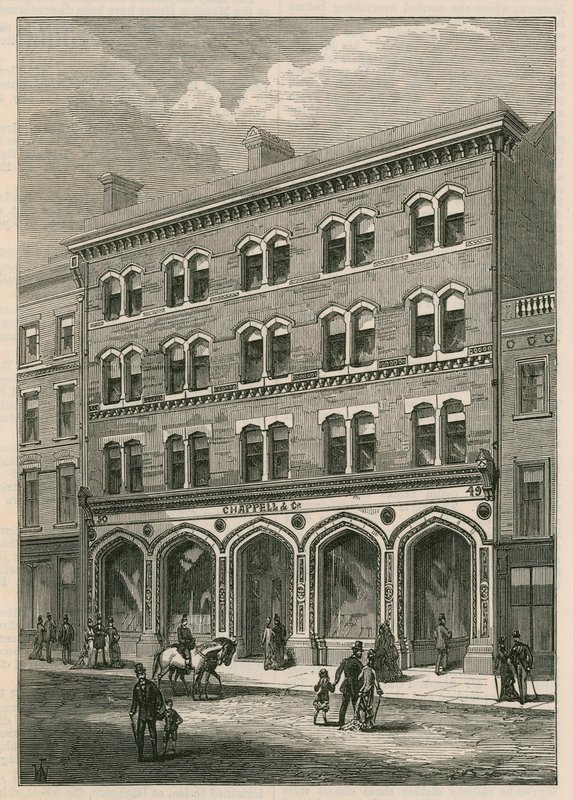 Herra Chappell & Cos -tilat, New Bond Street, Lontoo tekijältä English School