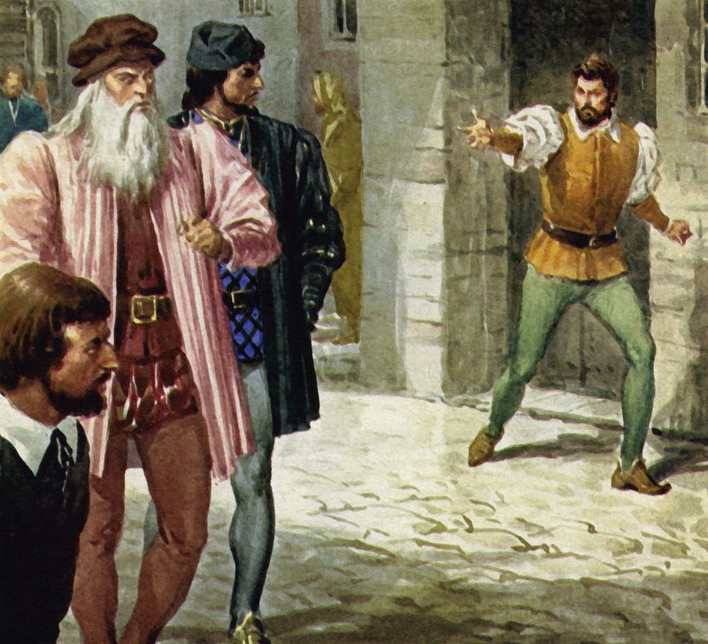 Michelangelo ei pitänyt Leonardo da Vincistä tekijältä English School