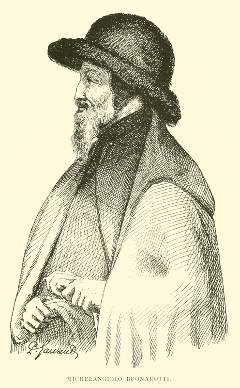 Michelangelo Buonarroti (kaiverrus) tekijältä English School