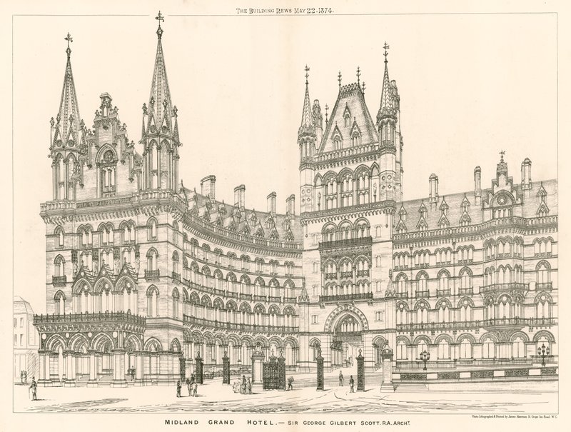 Midland Grand Hotel, Sir George Gilbert Scott, arkkitehti tekijältä English School