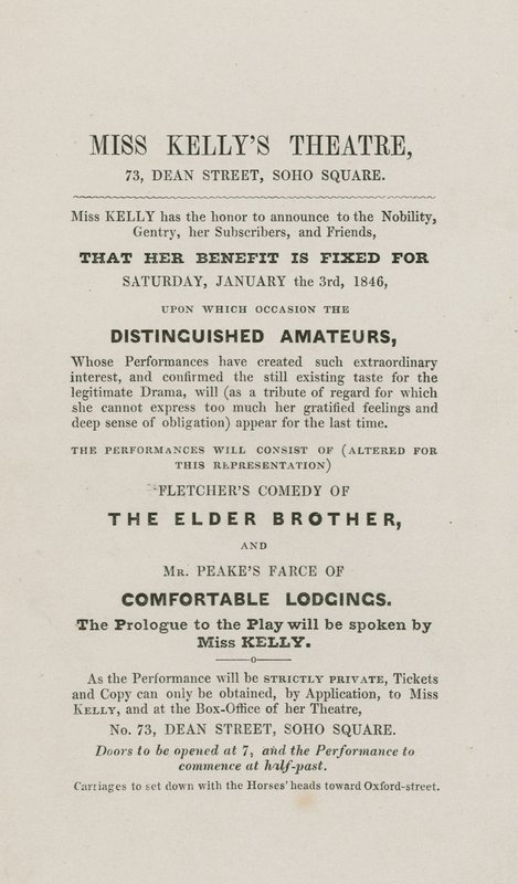 Miss Kellys Theatre, 73 Dean Street, Soho Square, Lontoo tekijältä English School