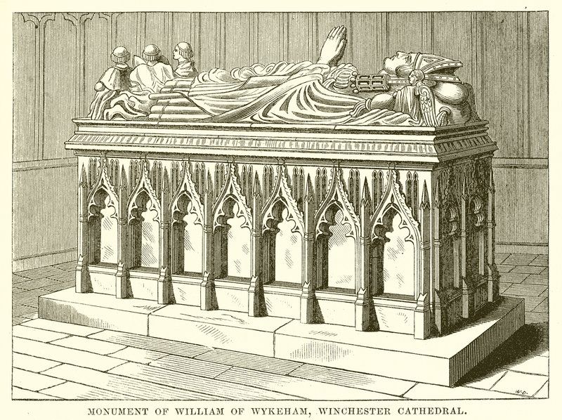 William of Wykehamin muistomerkki, Winchesterin katedraali tekijältä English School