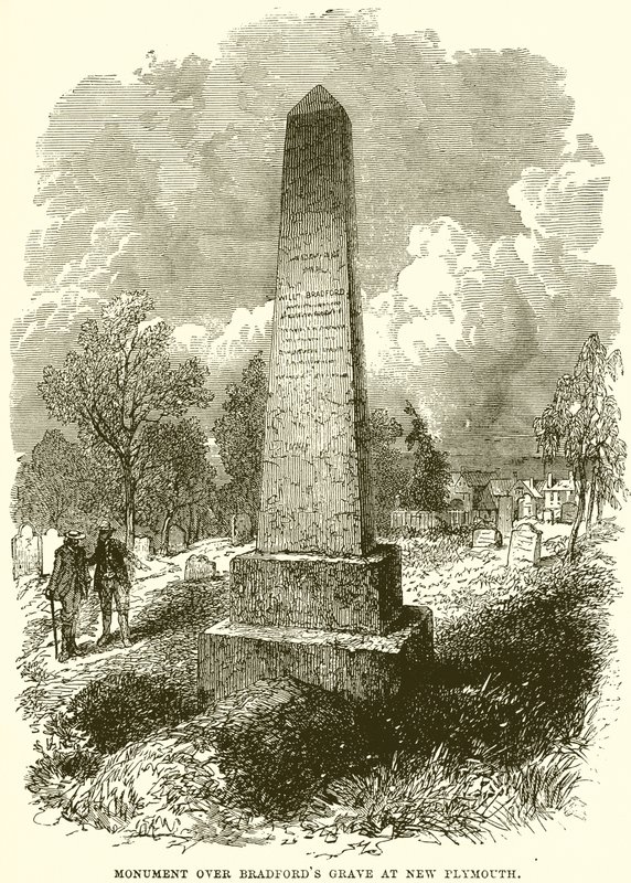 Monumentti Bradfords Gravella New Plymouthissa tekijältä English School