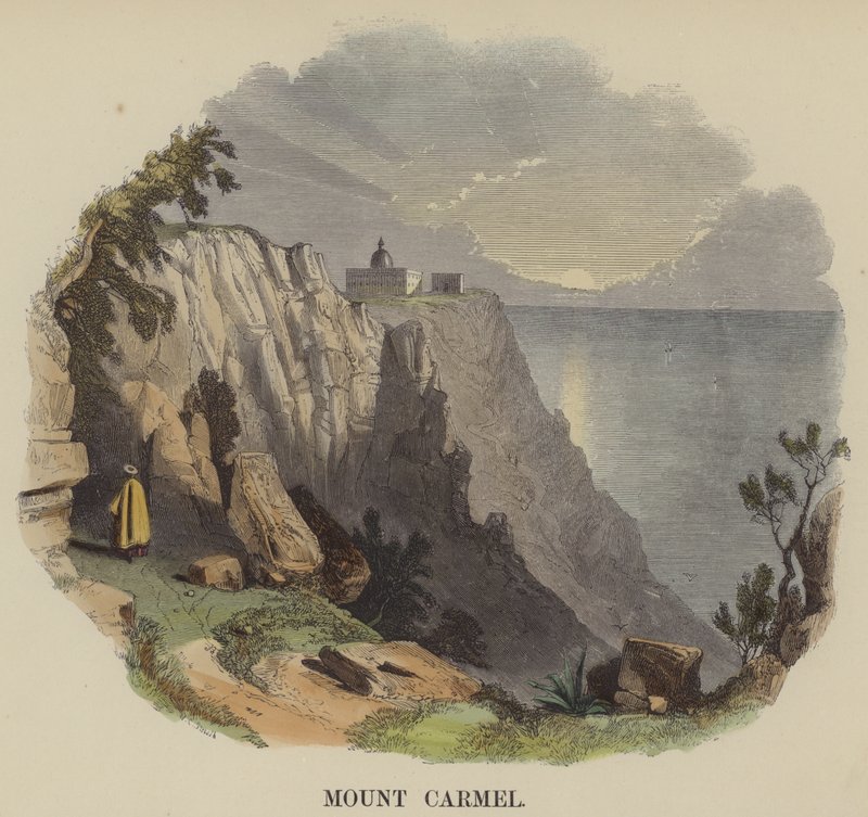 Mount Carmel (värillinen kaiverrus) tekijältä English School