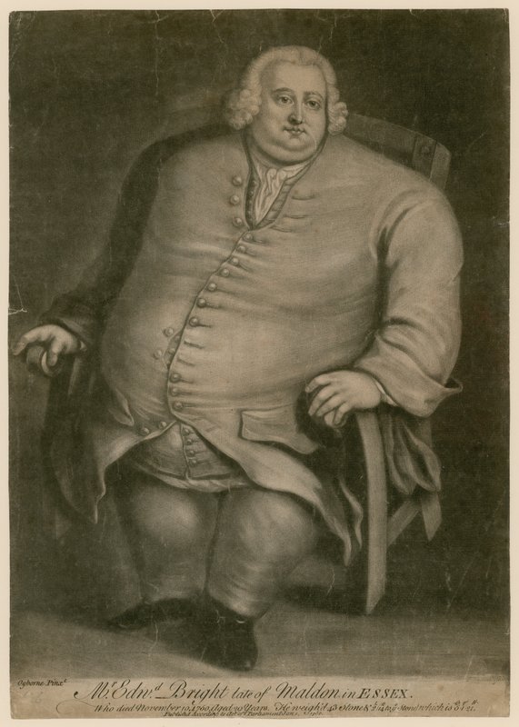 Edward Bright, edesmennyt Maldonista Essexistä, joka kuoli 10. marraskuuta 1750 29-vuotiaana tekijältä English School
