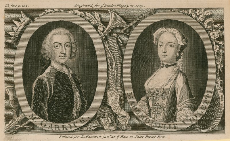 Herra Garrick ja Mademoiselle Violetti (Eva Marie Veigel) tekijältä English School