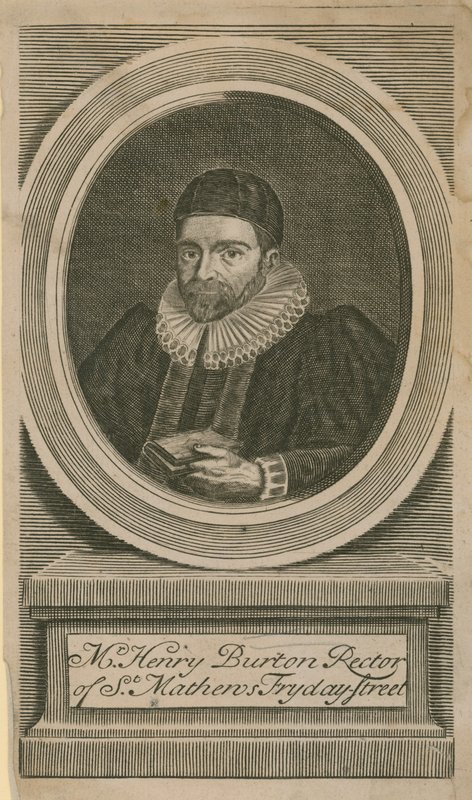 Henry Burton, St Mathewsin rehtori, Fryday Street tekijältä English School