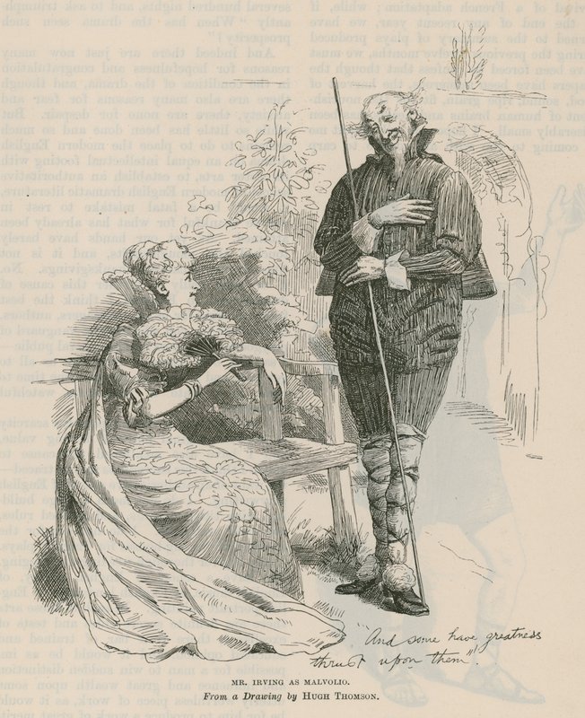 Henry Irving, näyttelijä, Malvoliona tekijältä English School