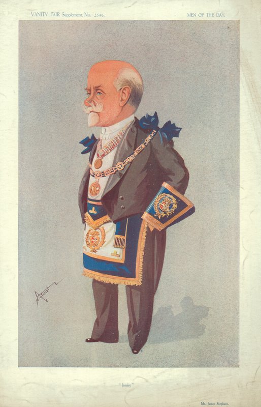 Herra James Stephens, Jimmy, 22. lokakuuta 1913, Vanity Fair -sarjakuva tekijältä English School