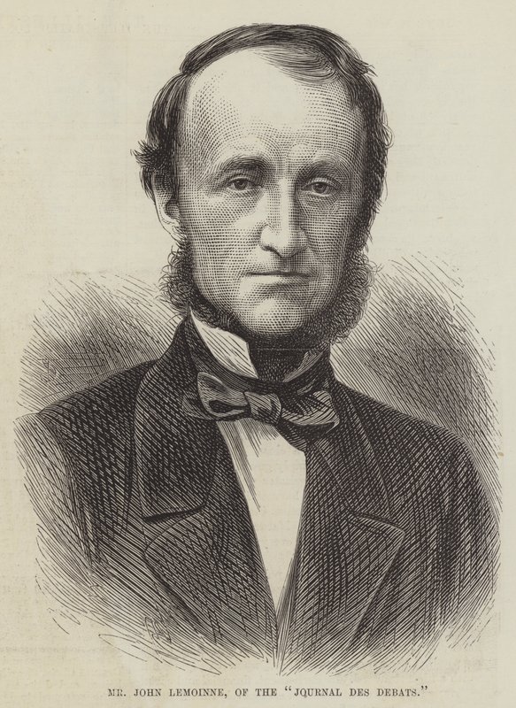 John Lemoinne, "Journal des Debats" (kaiverrus) tekijältä English School