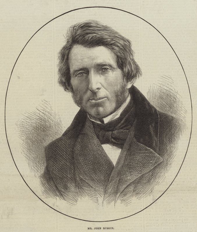 herra John Ruskin (kaiverrus) tekijältä English School