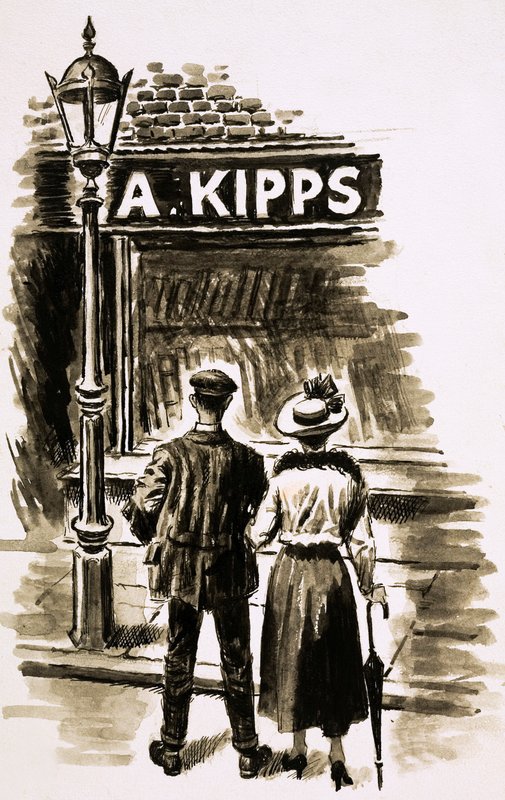 herra Kipps (guassi paperilla) tekijältä English School