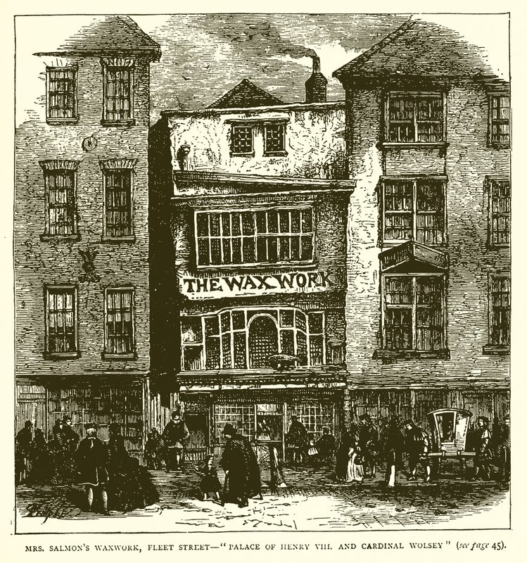Mr. Salmons Waxwork, Fleet Street - Henry VIII:n palatsi. ja kardinaali Wolsey tekijältä English School