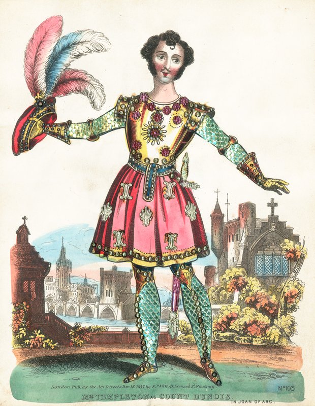 Herra Templeton kreivi Dunoisina elokuvassa Jeanne d
