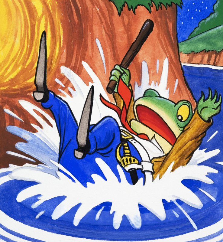 Herra Toad putoaa veteen tekijältä English School