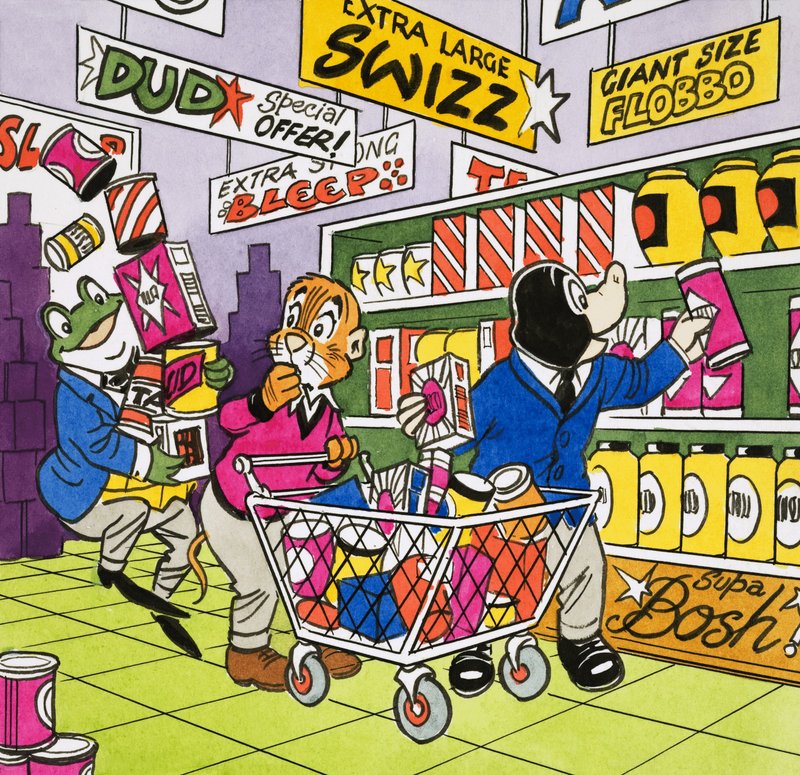 Herra Toad Supermarketissa tekijältä English School