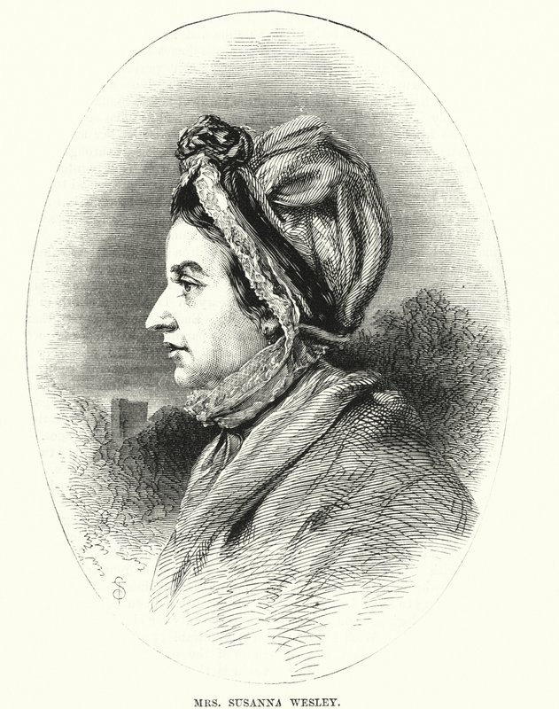 Rouva Susanna Wesley (kaiverrus) tekijältä English School