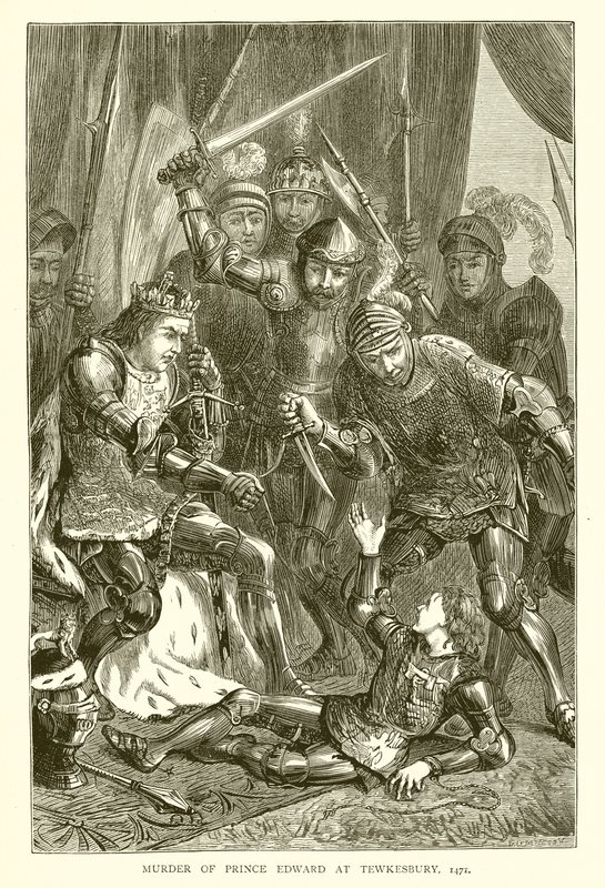 Prinssi Edwardin murha Tewkesburyssa, 1471 tekijältä English School