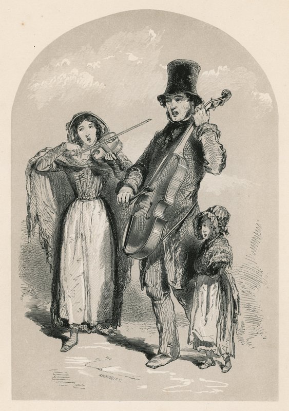 Musiikkia kadulla, 1849 tekijältä English School