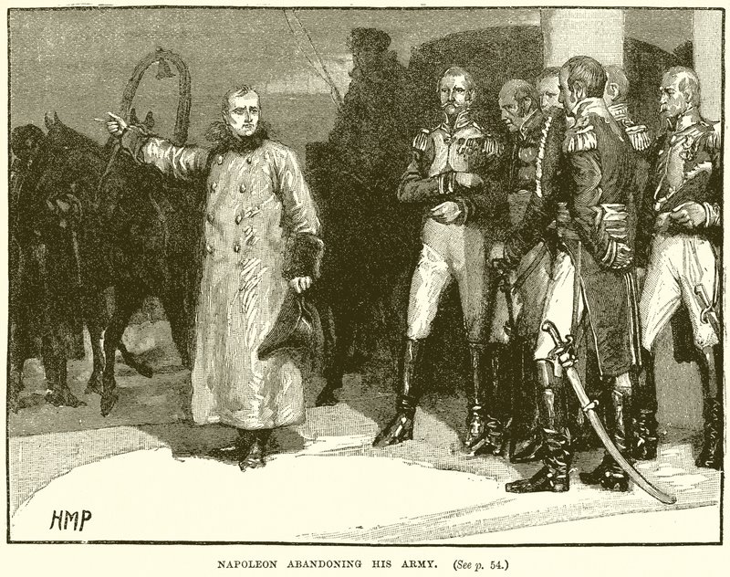 Napoleon hylkäsi armeijansa tekijältä English School