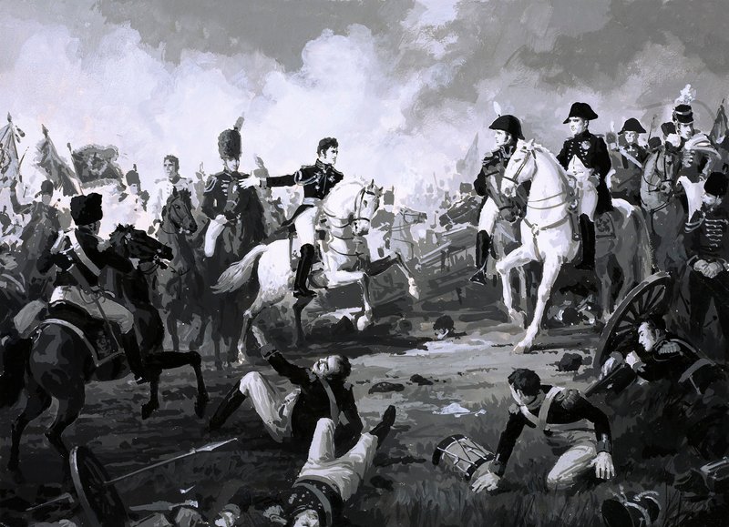 Napoleon voitti Austerlitzin taistelun (guassi paperilla) tekijältä English School