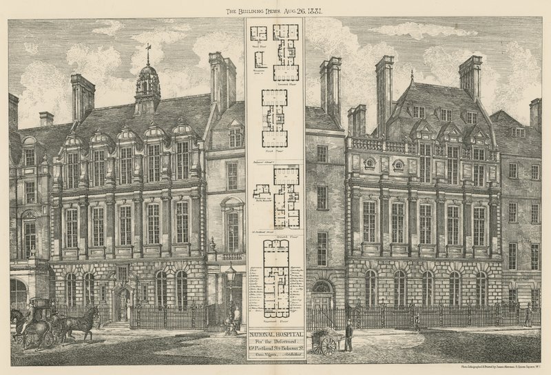 National Hospital for the Deformed, Great Portland Street ja Bolsover Street tekijältä English School