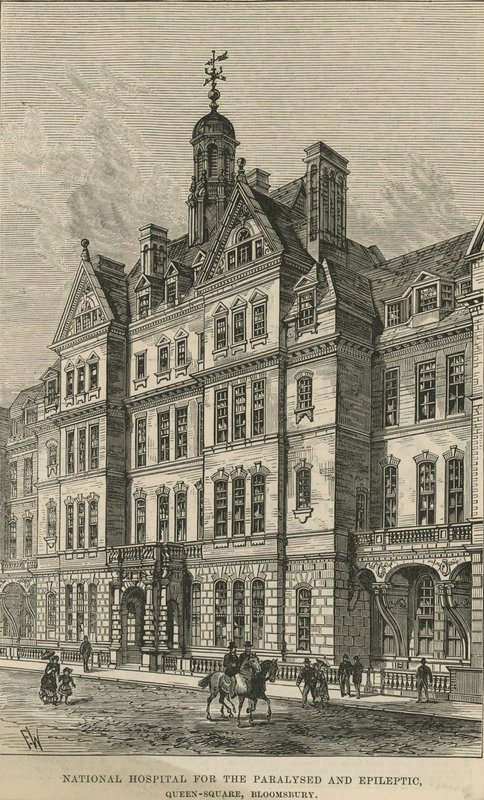 Kansallinen halvaantuneiden ja epileptisten sairaala, Queen Square, Bloomsbury tekijältä English School