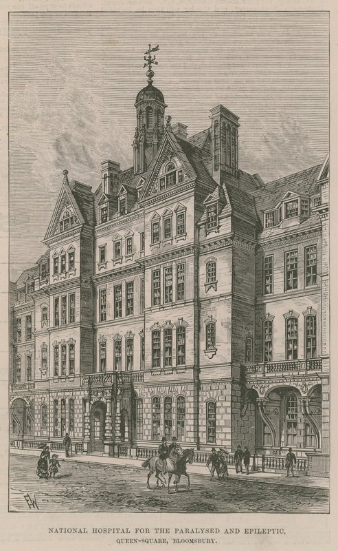 Kansallinen halvaantuneiden ja epileptisten sairaala, Queen Square, Bloomsbury tekijältä English School