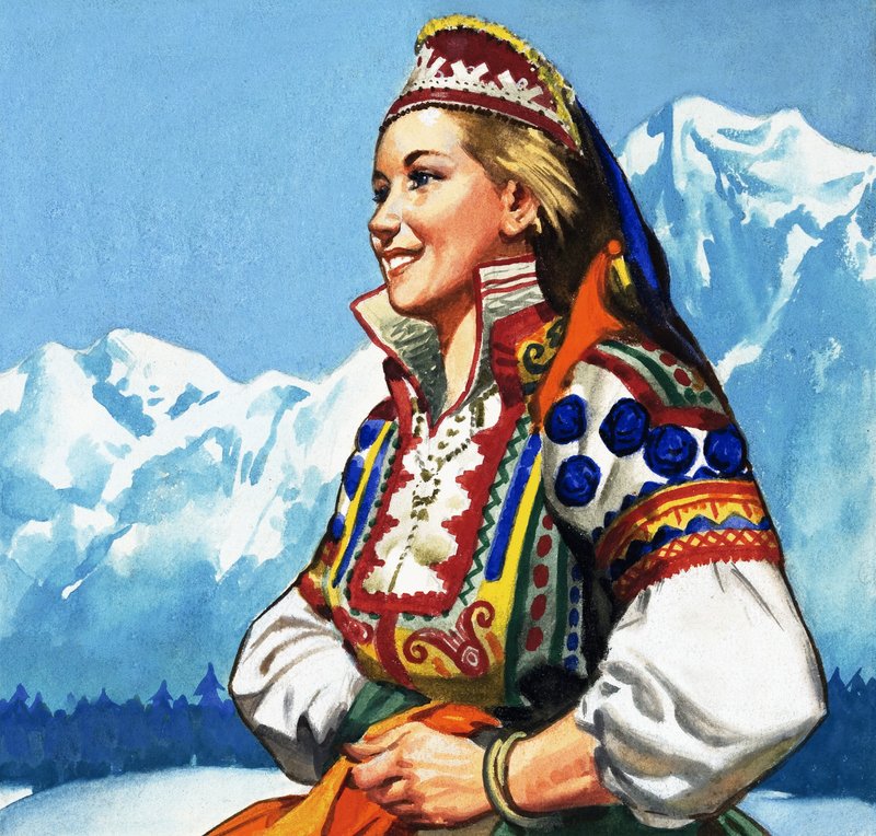 Jugoslavian kansallispuku tekijältä English School