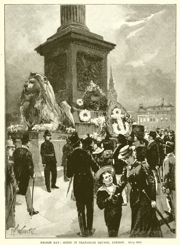 Nelson Day: Kohtaus Trafalgar Squarella Lontoossa tekijältä English School