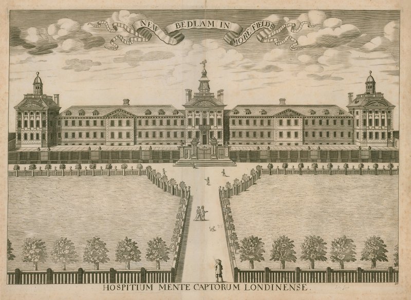 Uusi Bedlam Hospital, Moorfields, Lontoo tekijältä English School