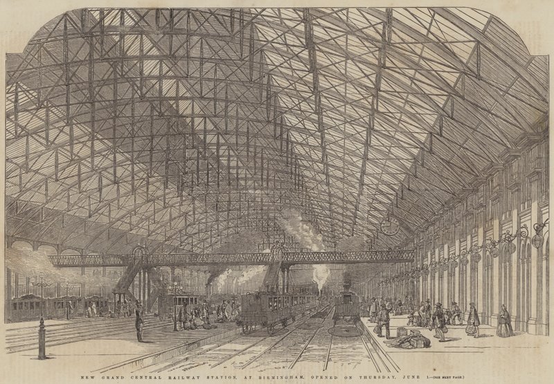 Uusi Grand Central Railway Station Birminghamissa avattiin torstaina tekijältä English School