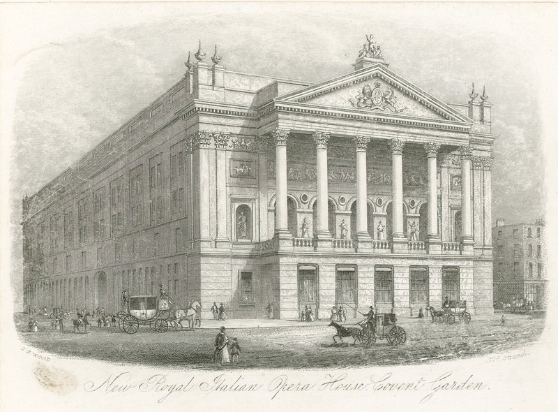 Uusi Royal Italian oopperatalo, Covent Garden, Lontoo tekijältä English School