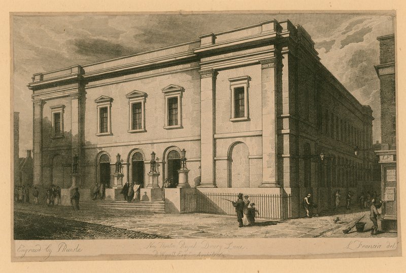 New Theatre Royal, Drury Lane, Lontoo; B Wyatt, arkkitehti tekijältä English School