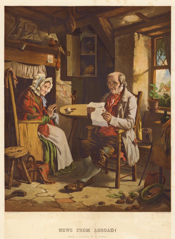 Uutisia ulkomailta! (väri litho) tekijältä English School