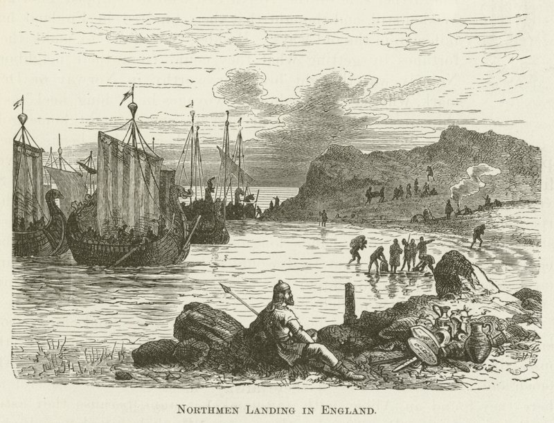 Northmen laskeutuu Englantiin tekijältä English School