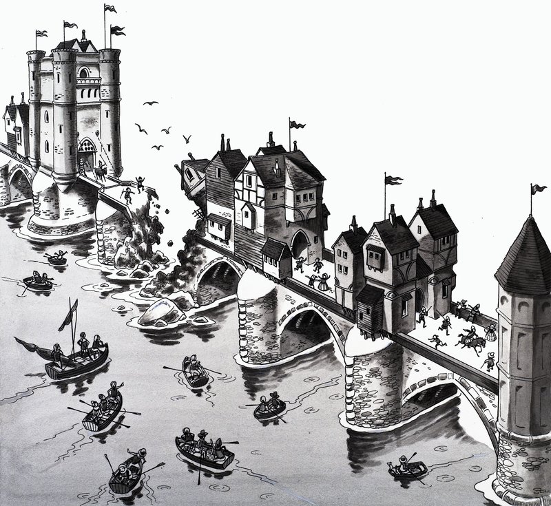 Lorukuvitus: London Bridge putoaa tekijältä English School