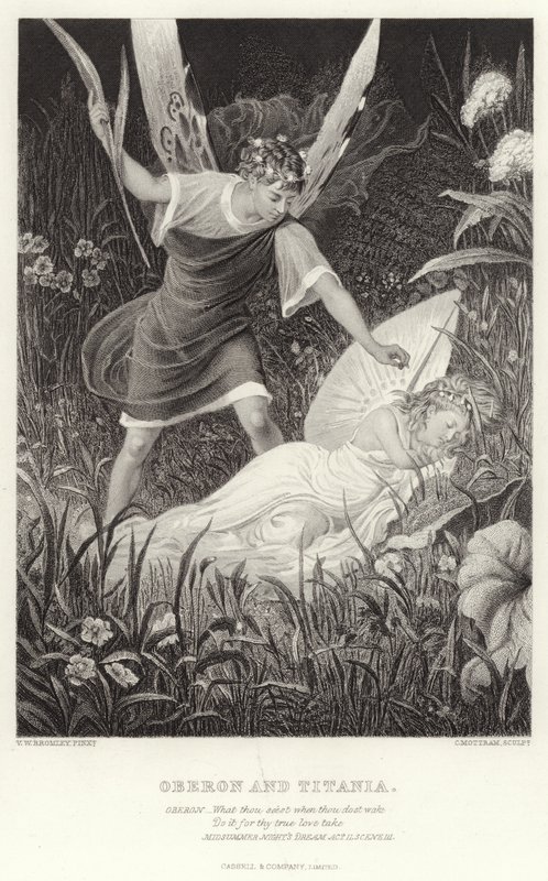 Oberon ja Titania, Kesäyön unelma, näytös II, kohtaus III tekijältä English School