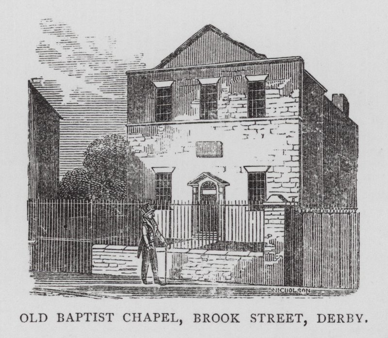 Old Baptist Chapel, Brook Street, Derby (kaiverrus) tekijältä English School