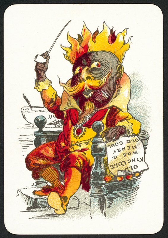 Old King Cole oli iloinen vanha sielu (väri litho) tekijältä English School