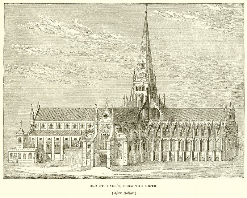Old St. Pauls, etelästä tekijältä English School